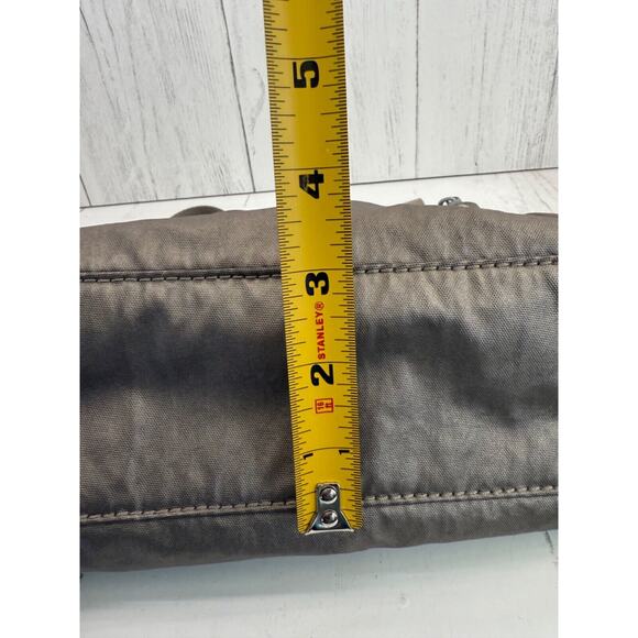 Kipling Elysia Metallic Brown Gold Pewter Bag Crossbody Purse Plush Gorilla - Picture 11 of 11